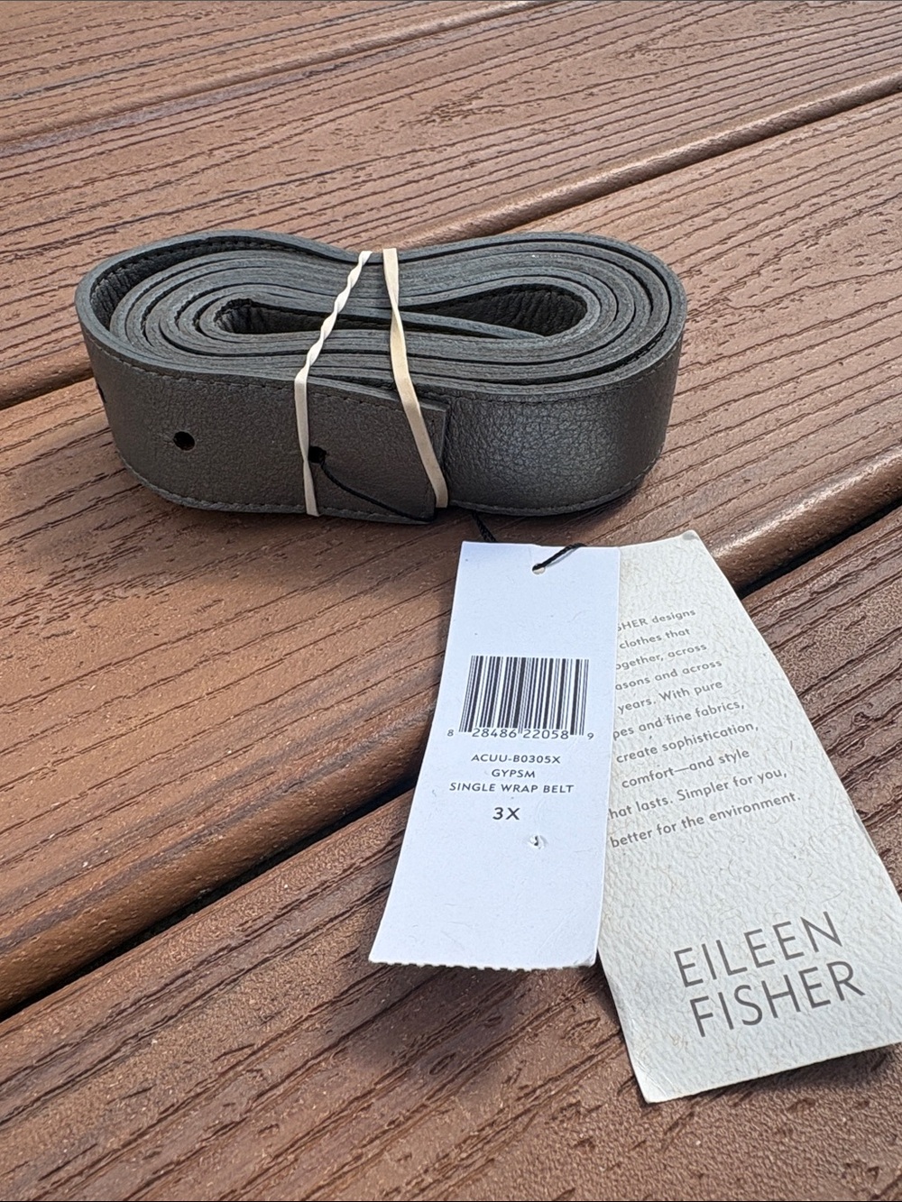 Eileen Fisher The Single Wrap Belt 3XL